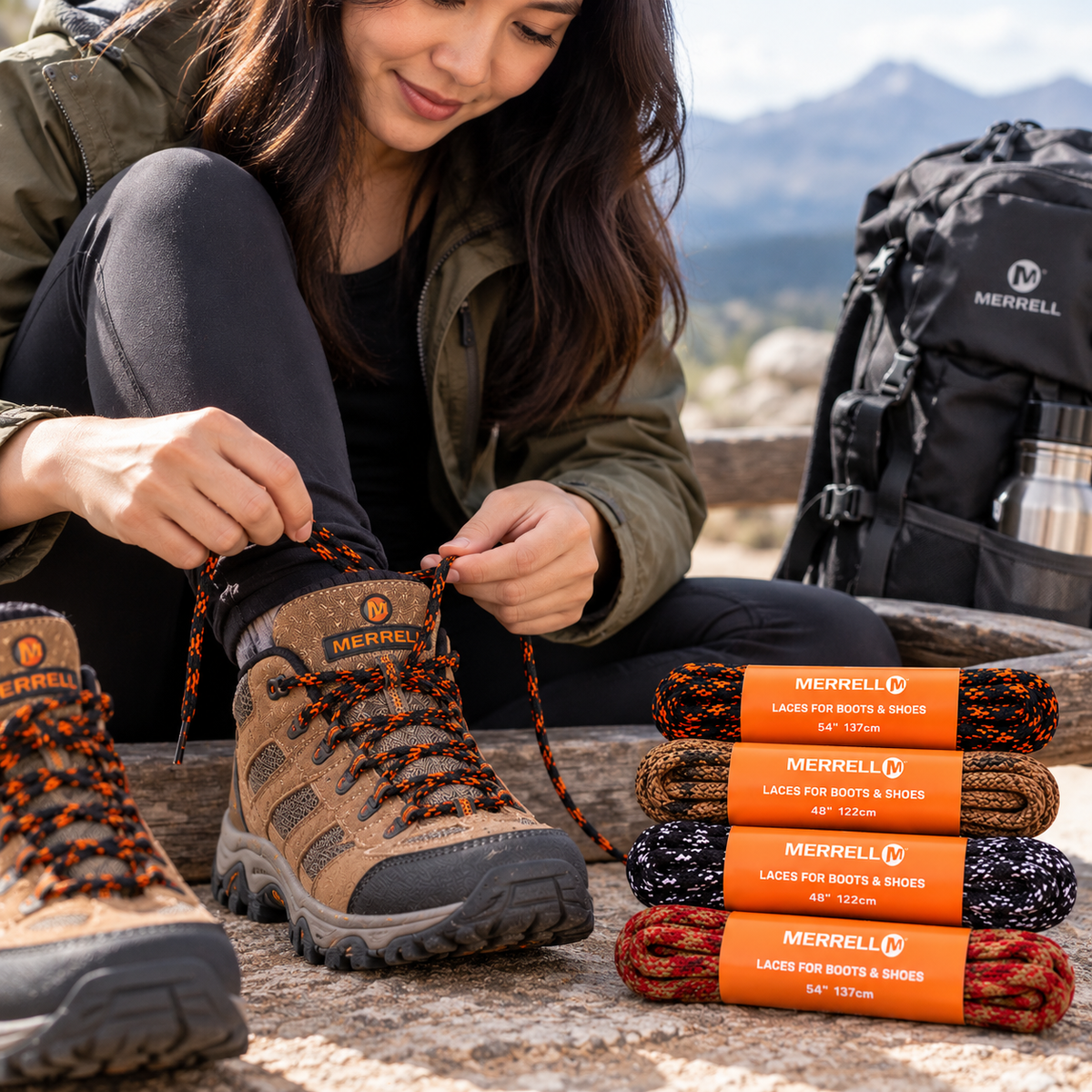 Merrell Replacement Shoelaces | Strong & Durable