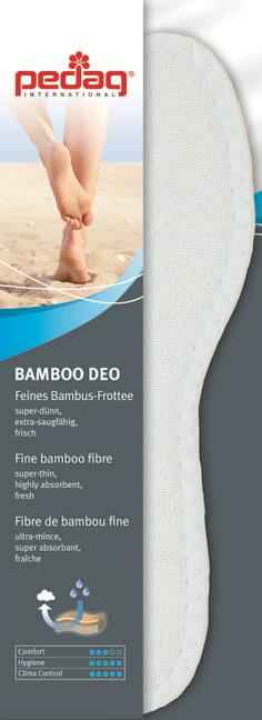 Pedag Bamboo Deo Barefoot Insoles for Women