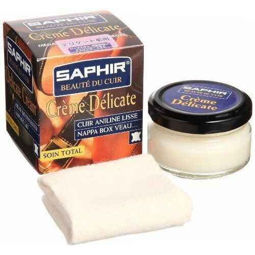 Saphir Beaute du Cuir Delicate Shoe Cream 50ml with Cloth