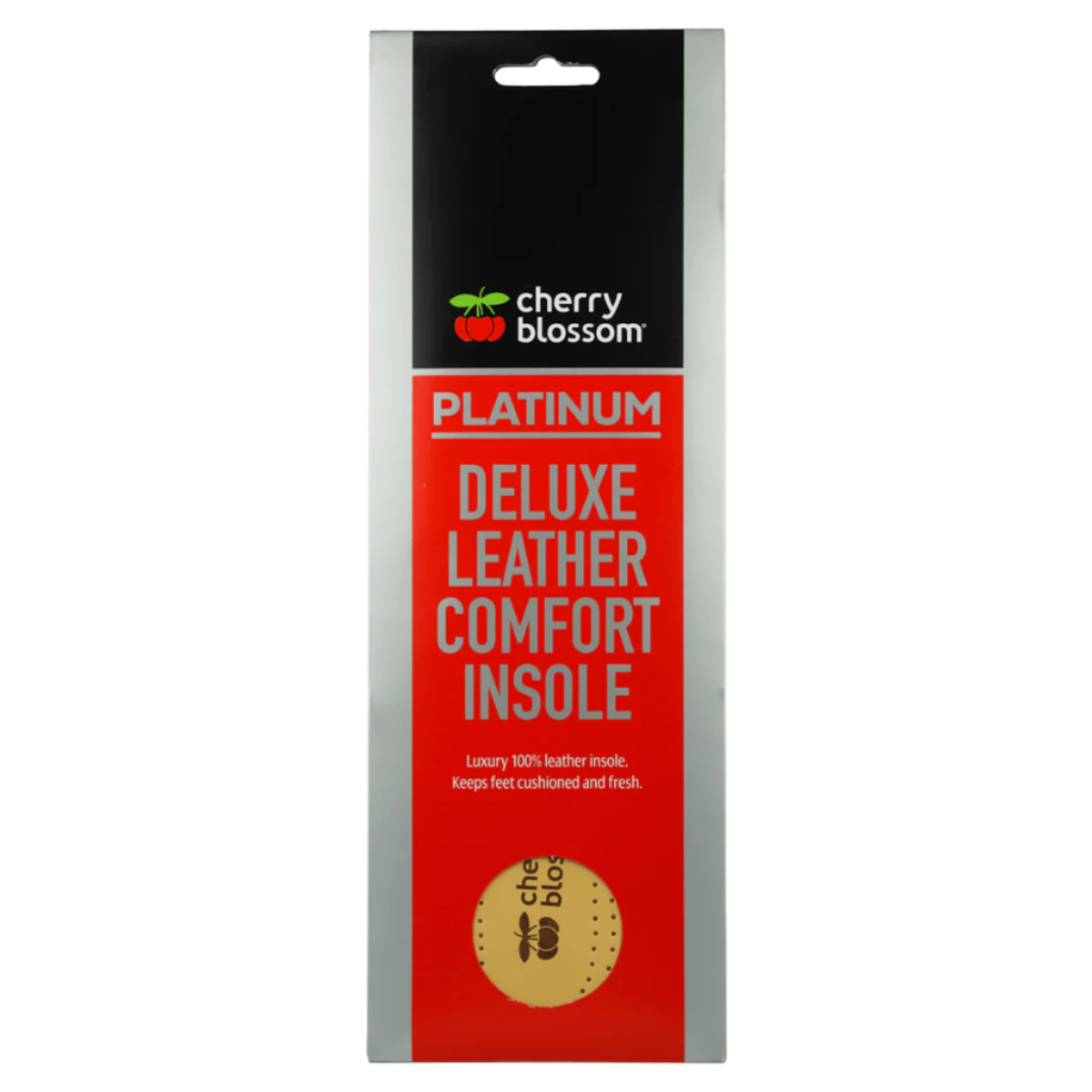 Cherry Blossom Deluxe Leather Comfort Insoles