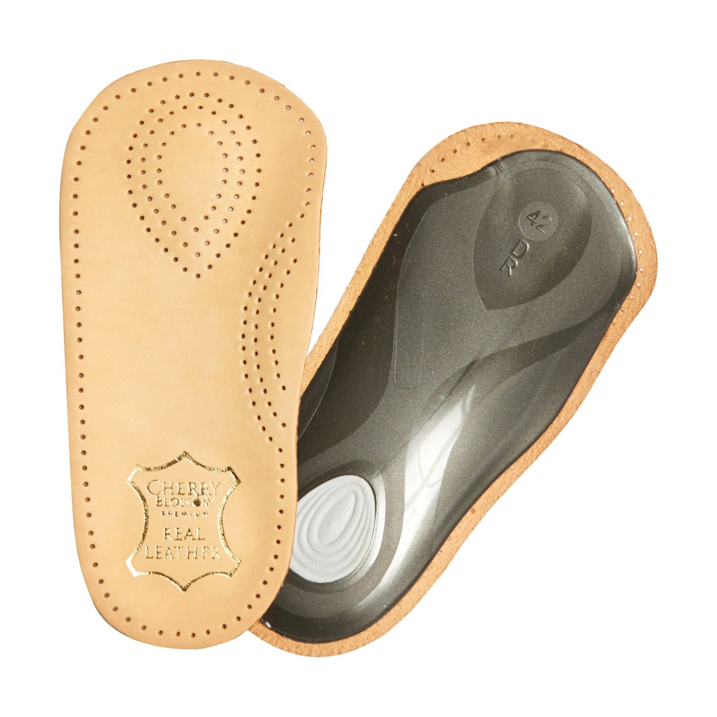 Cherry Blossom Leather Plus Footbed Insole Natural
