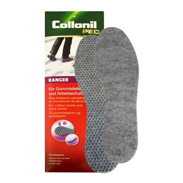 Collonil Ranger Felt Insole - Extra Wide Fit for Boots, Anti-Slip Grip