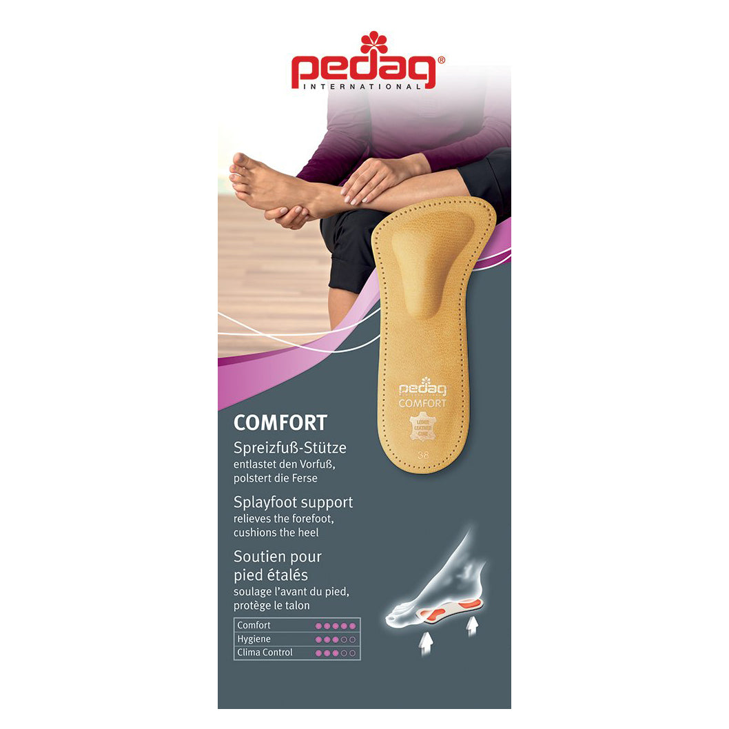 Pedag Comfort 3/4 Leather Insole - Everyday Elegance for Your Shoes