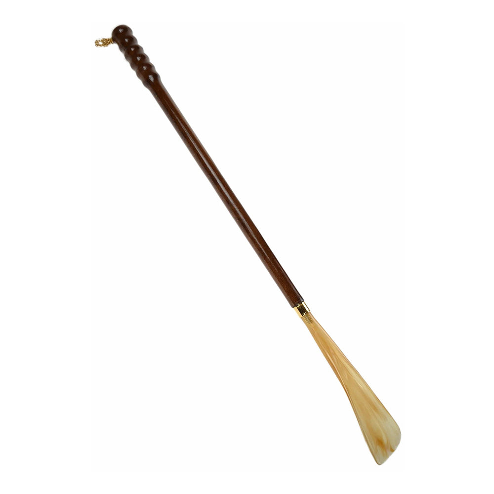 Dasco Shoe Horn with Knurled Wood Handle