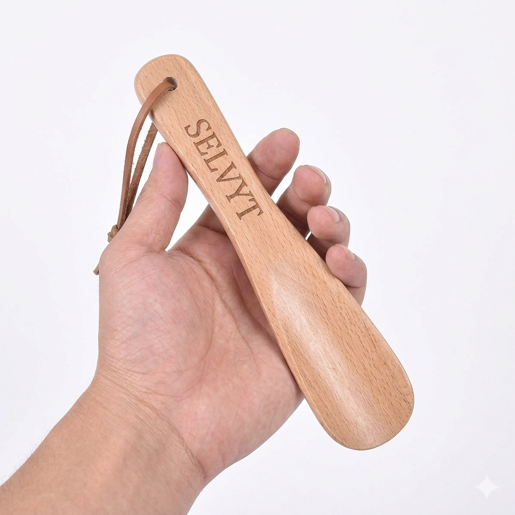 Selvyt Luxury Wooden Shoe Horn