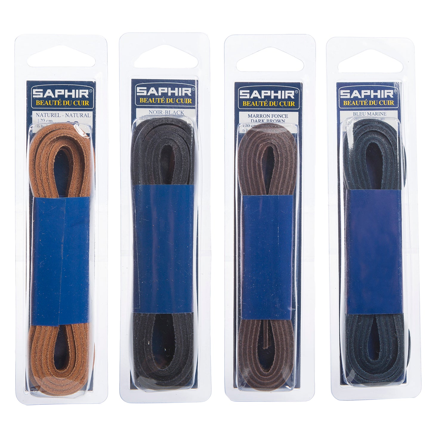 Saphir Beaute du Cuir Square 4mm Leather Laces 120cm