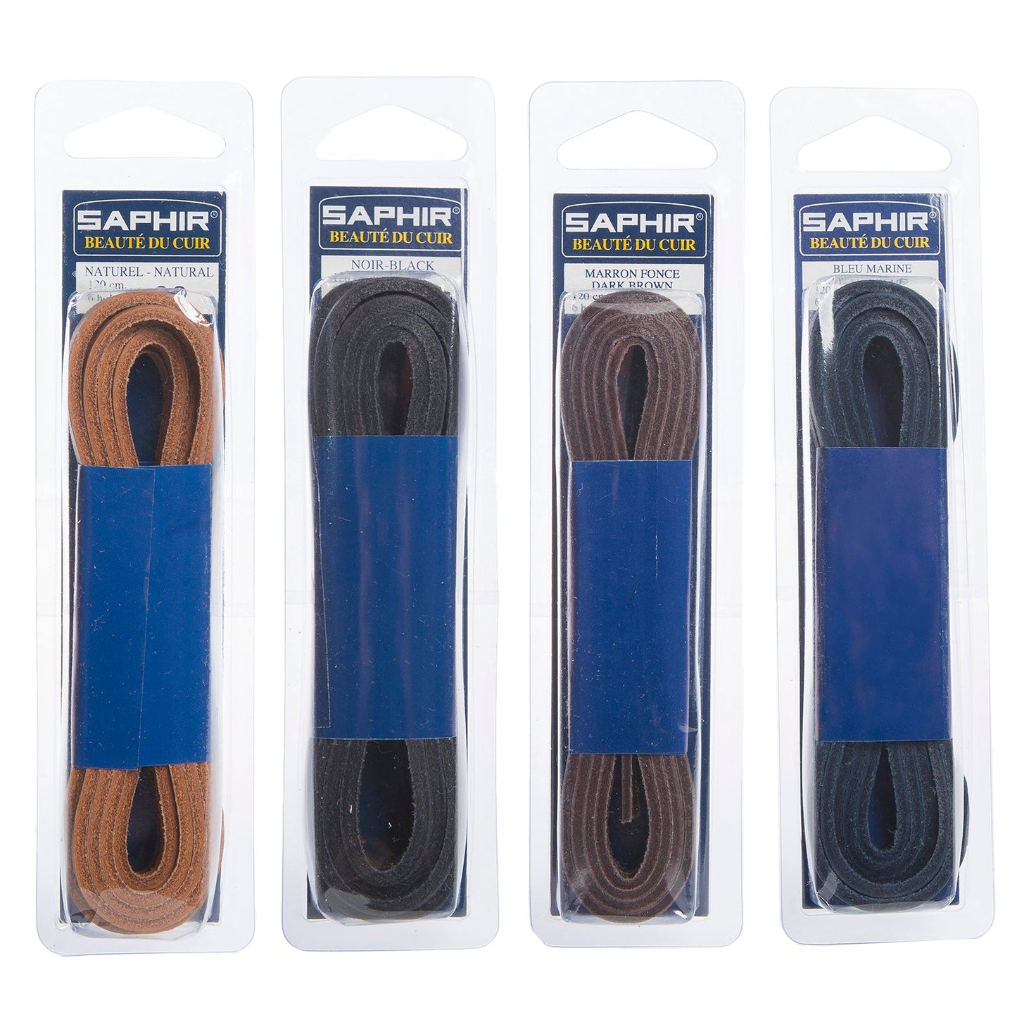 Saphir Beaute du Cuir Square 4mm Leather Laces 120cm