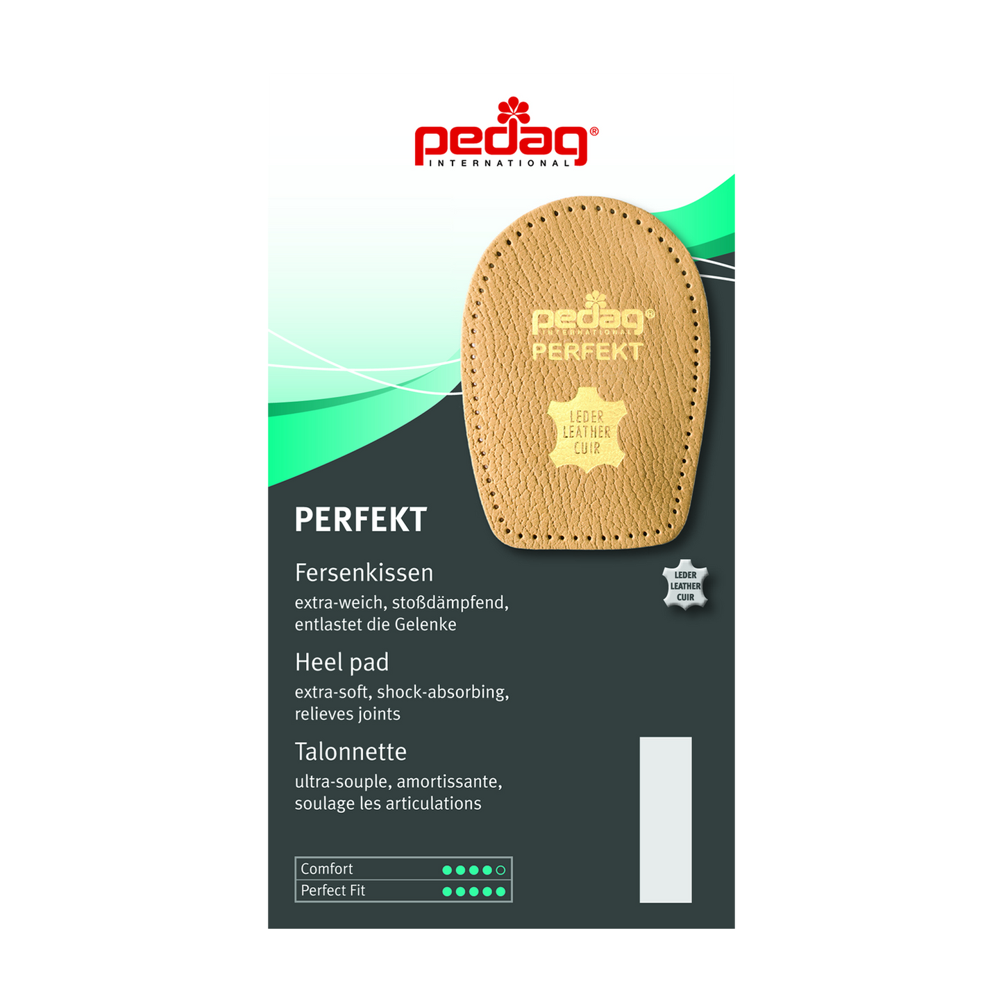 Pedag Perfekt Soft Heel Pad for shoes/boots
