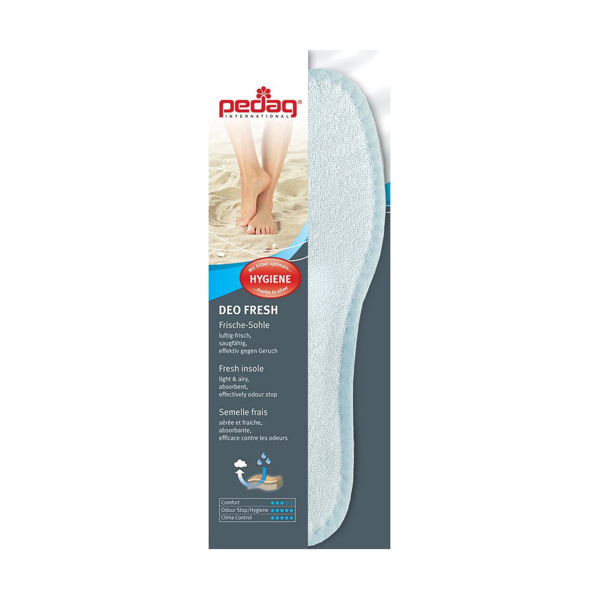 Pedag Deo Fresh Barefoot Insole