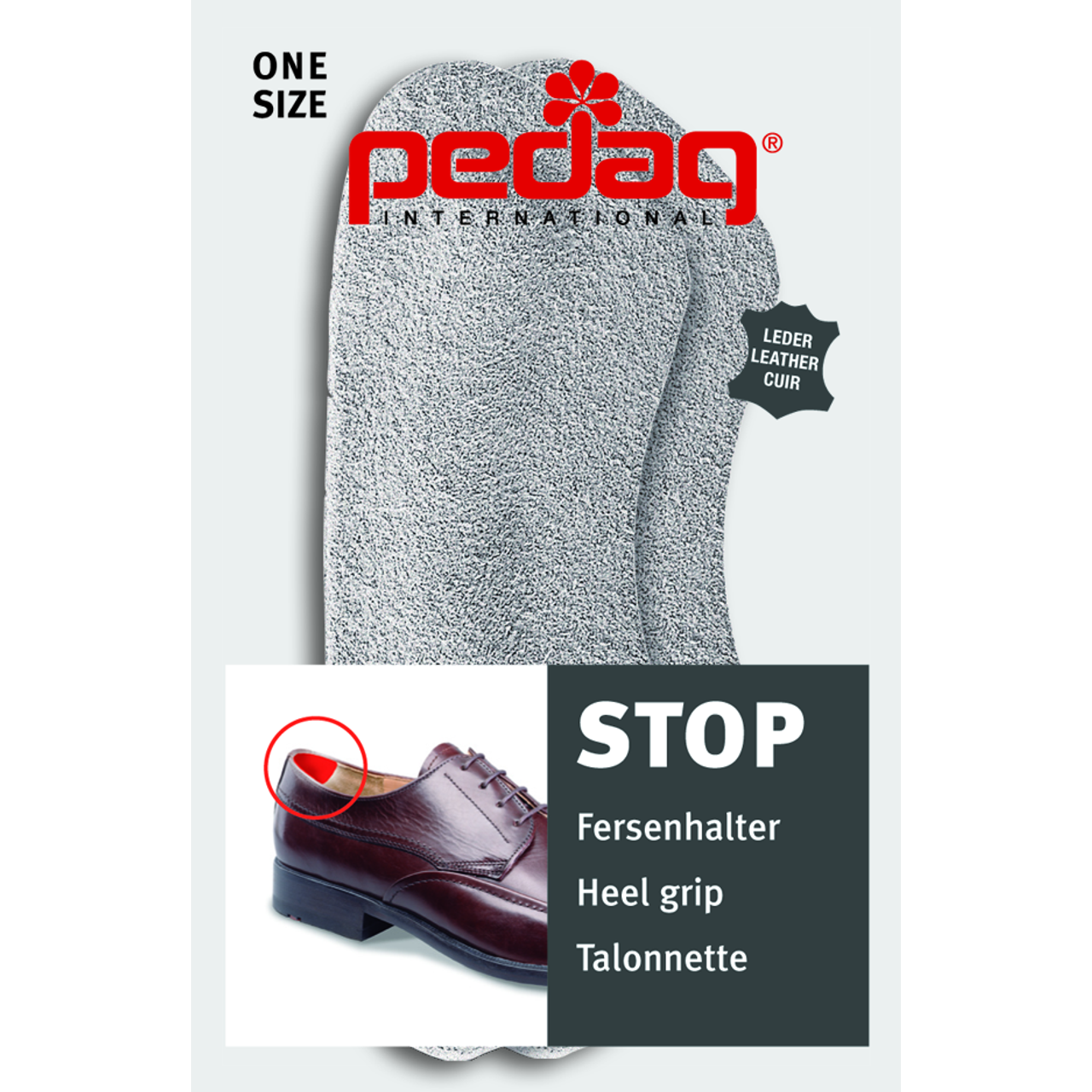 Pedag Stop Suede Heel Grip Pads Prevent Heel Slips