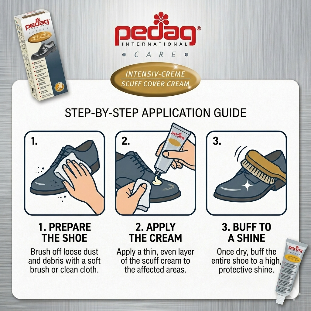 Pedag Scuff Cover Intensive Cream for Leather & Synthetic Repair