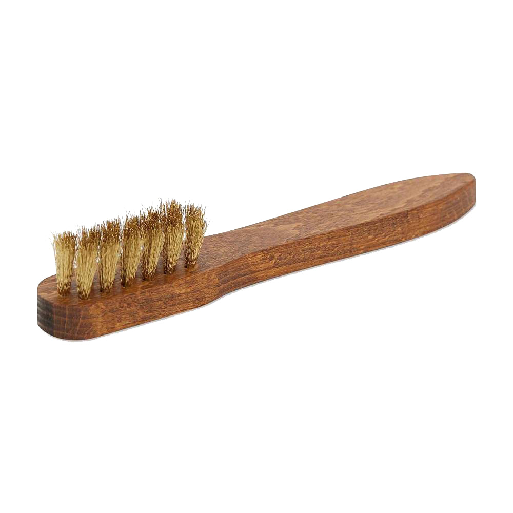 R.M.Williams Suede Brass Bristle Brush