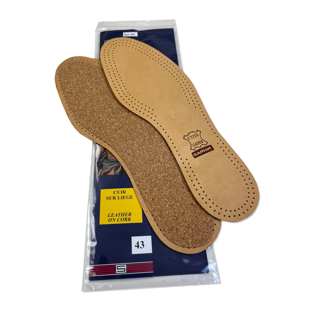 Saphir Semelle Leather & Cork Insoles