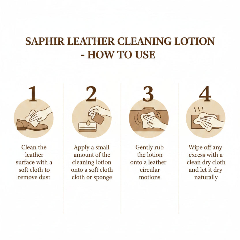 Saphir Cleaning Lotion 125ml