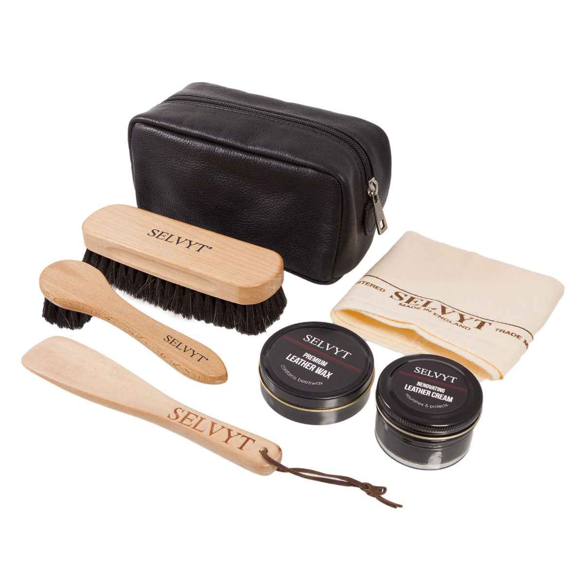 Selvyt Luxury Shoe Care Kit for Boots and Shoes