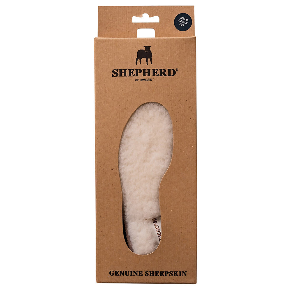 Shepherd of Sweden Real Sheepskin Insole Comfort Fluffy Creme
