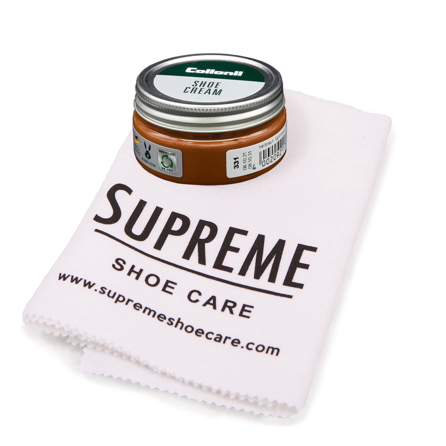 Collonil Shoe Cream Polish 60ml and Supreme Cloth