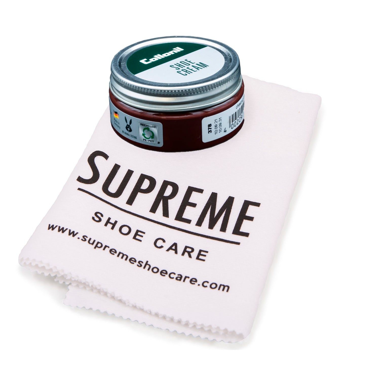 Collonil Shoe Cream Polish 60ml and Supreme Cloth