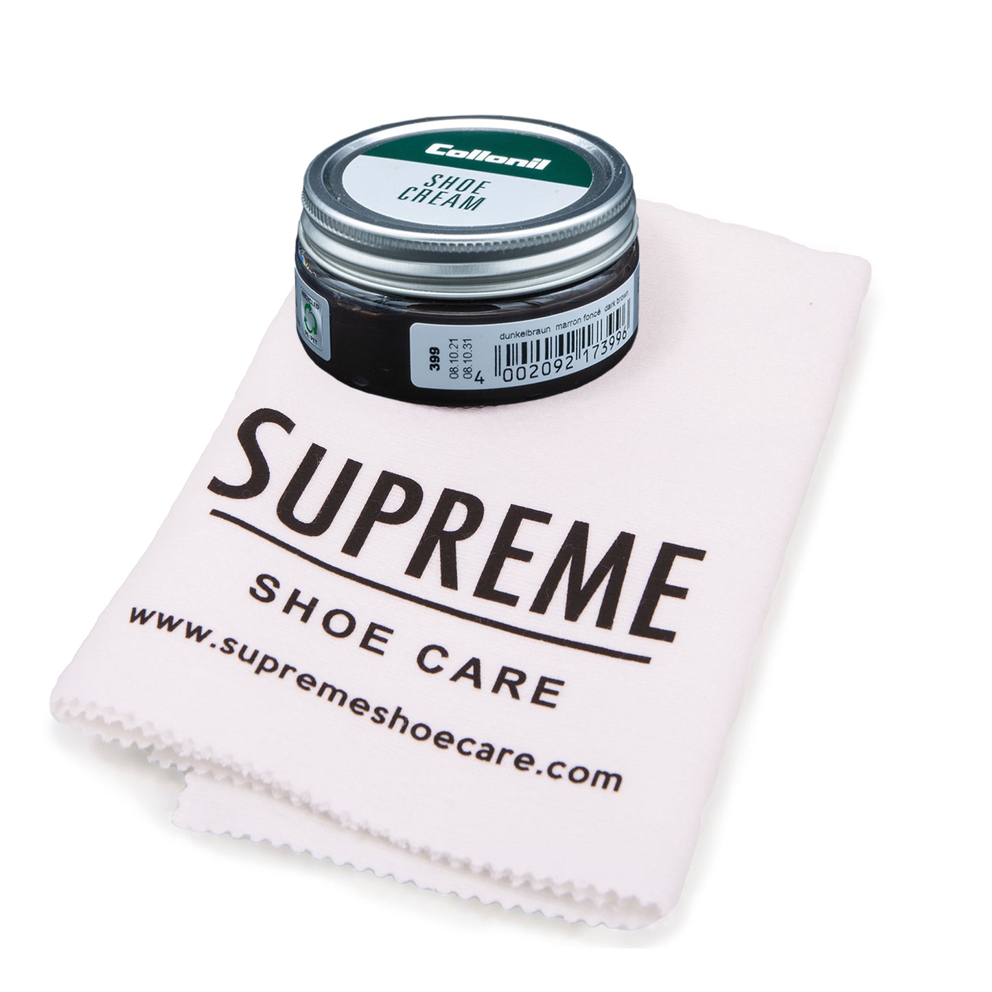 Collonil Shoe Cream Polish 60ml and Supreme Cloth