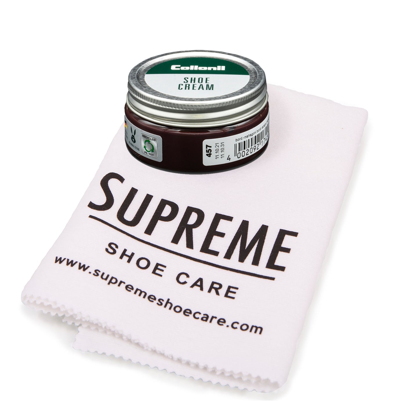 Collonil Shoe Cream Polish 60ml and Supreme Cloth