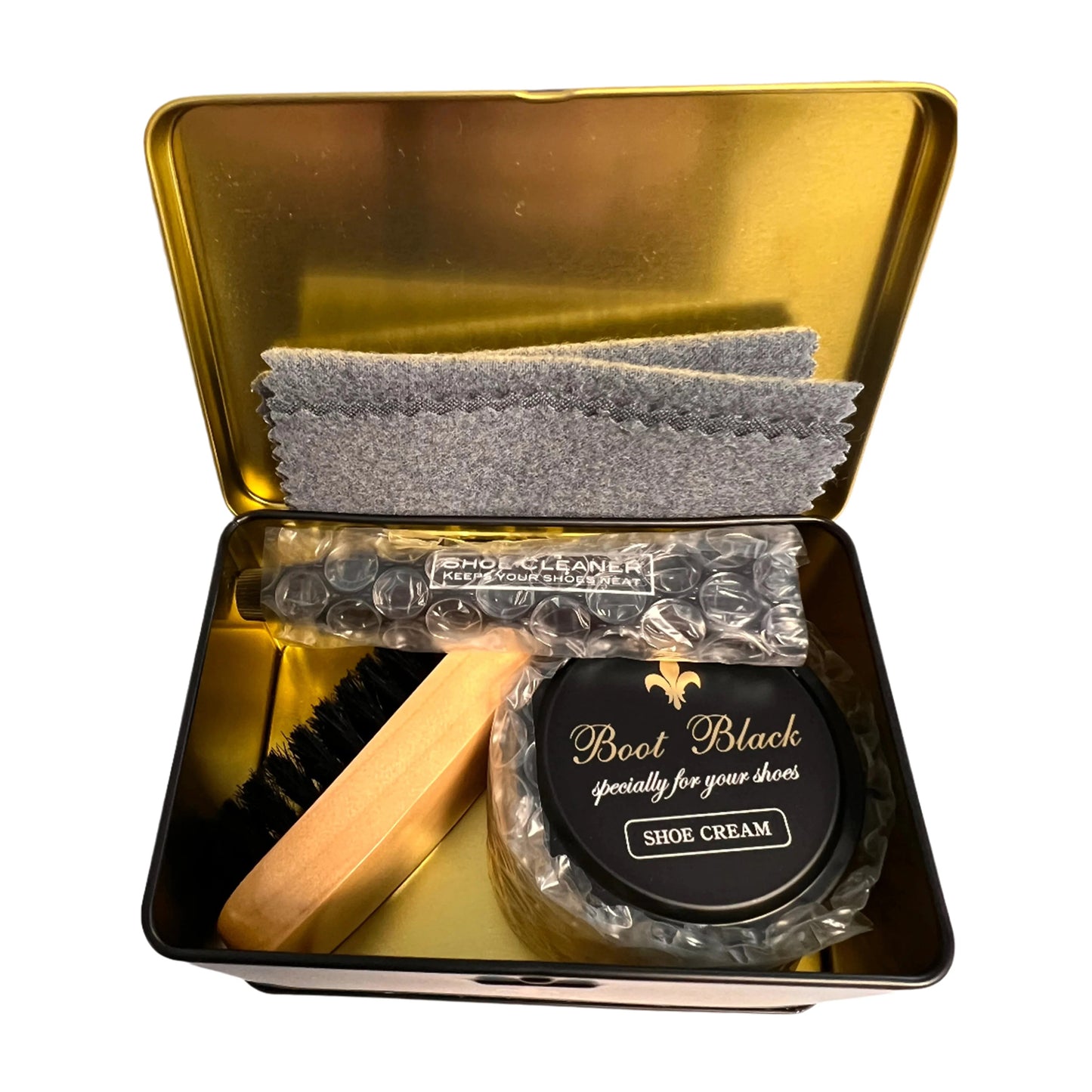 Boot Black Spritzer Shoe Care Kit