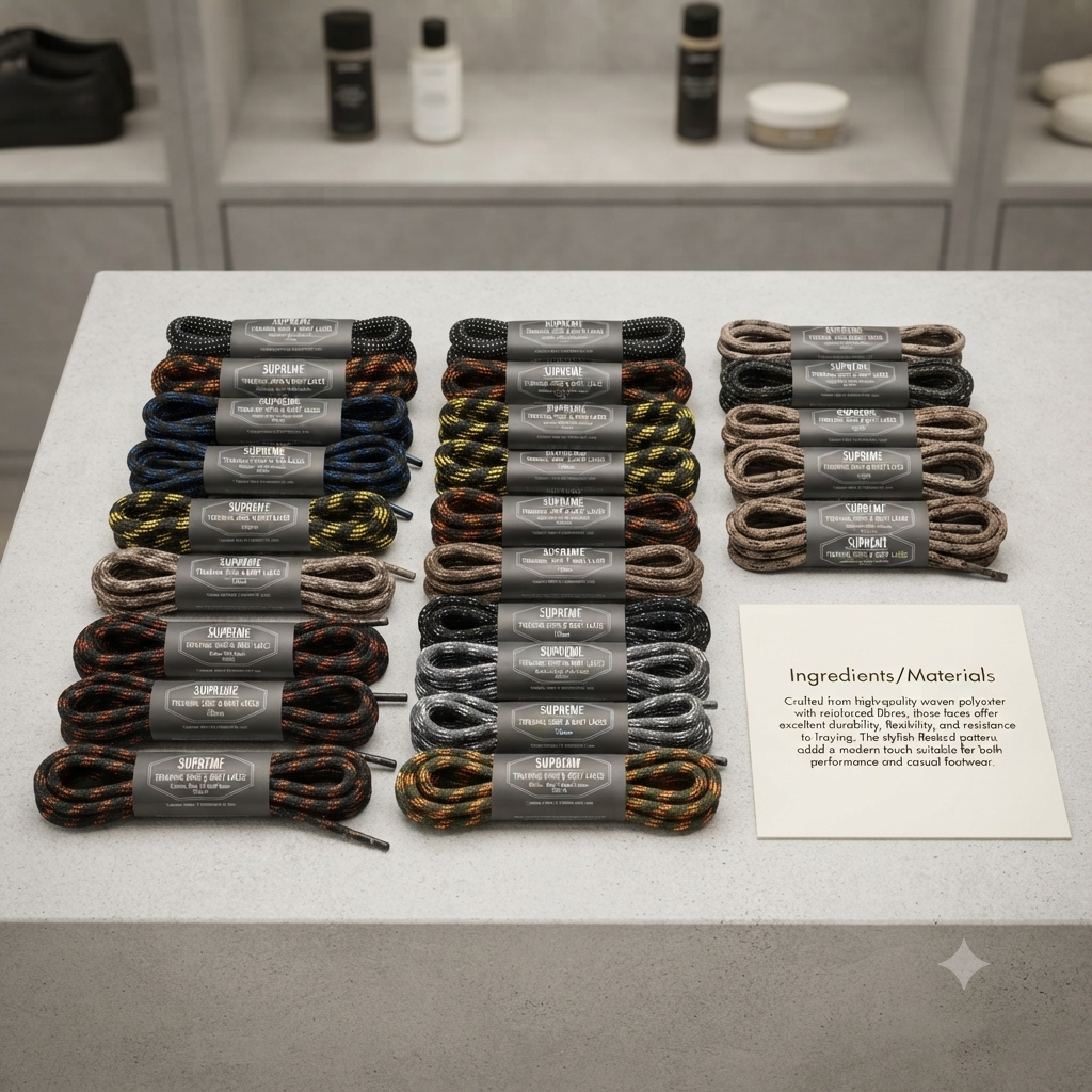 Supreme Shoe Care Trekking Laces Fleck