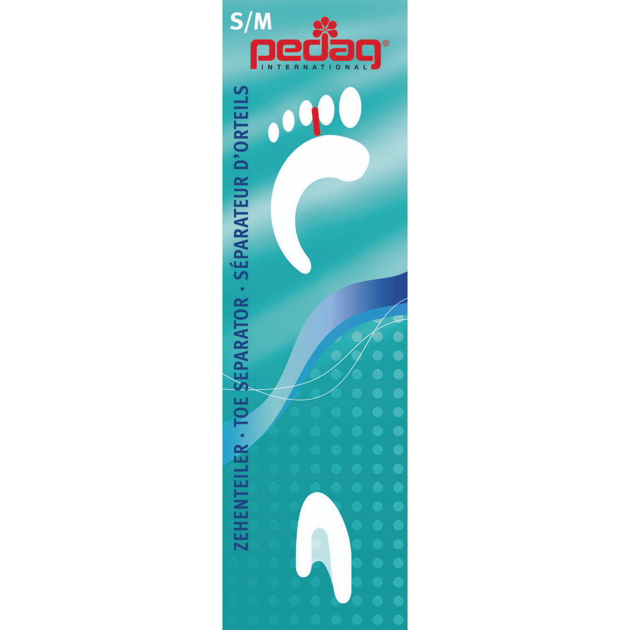 Pedag Gel Toe Separator Ideal for Post-Surgery Toe Protection
