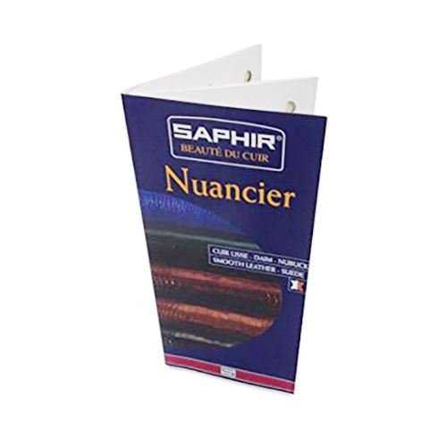 Saphir Beaute du Cuir Shade Chart Nuancier Card