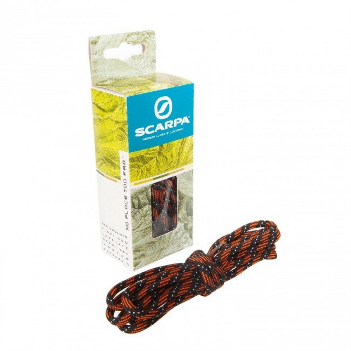 Scarpa Replacement Laces Mountain Black-Orange-Silver