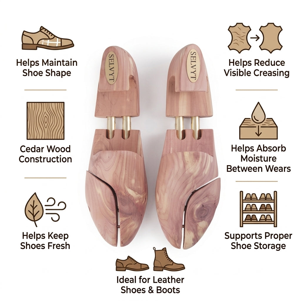 Selvyt Premium Cedar Shoe Trees