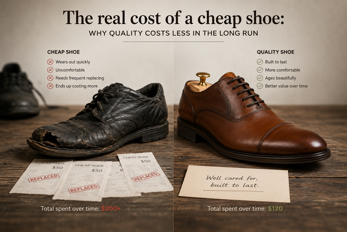 The real cost of a cheap shoe: why quality costs less in the long run