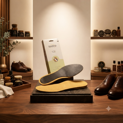 Dasco Leather Insoles - Textured Comfort for All-Day Support