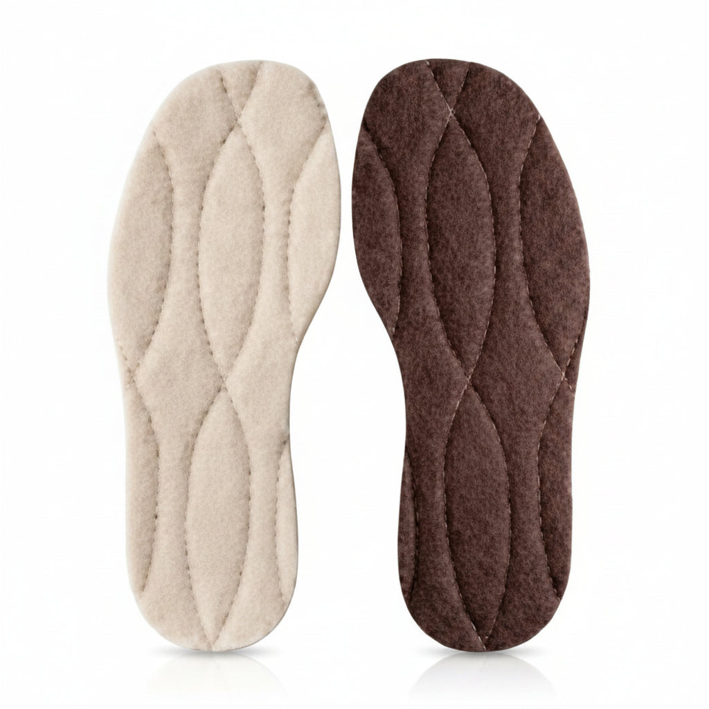 Pedag Keep Warm Wool Cork Insole - 100% Wool & Natural Comfort