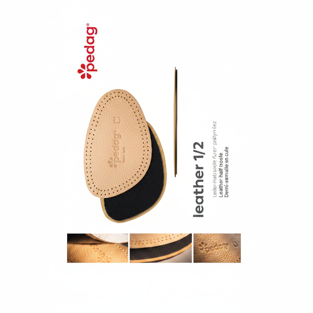 Pedag Leather Half Insoles Forefoot Cushioning Pad
