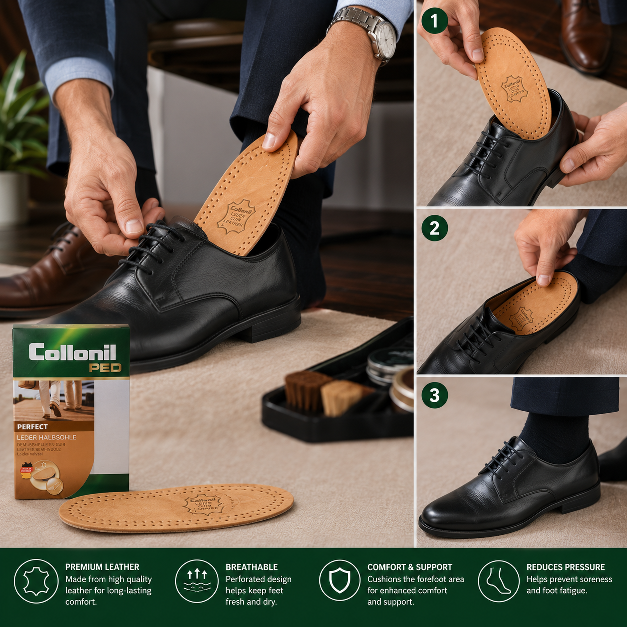 Collonil Insole Shoes for Ultimate Comfort and Support