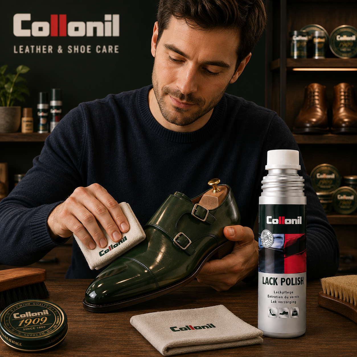 Collonil Leather Polish Lotion 100ml - Premium Leather Care Solution