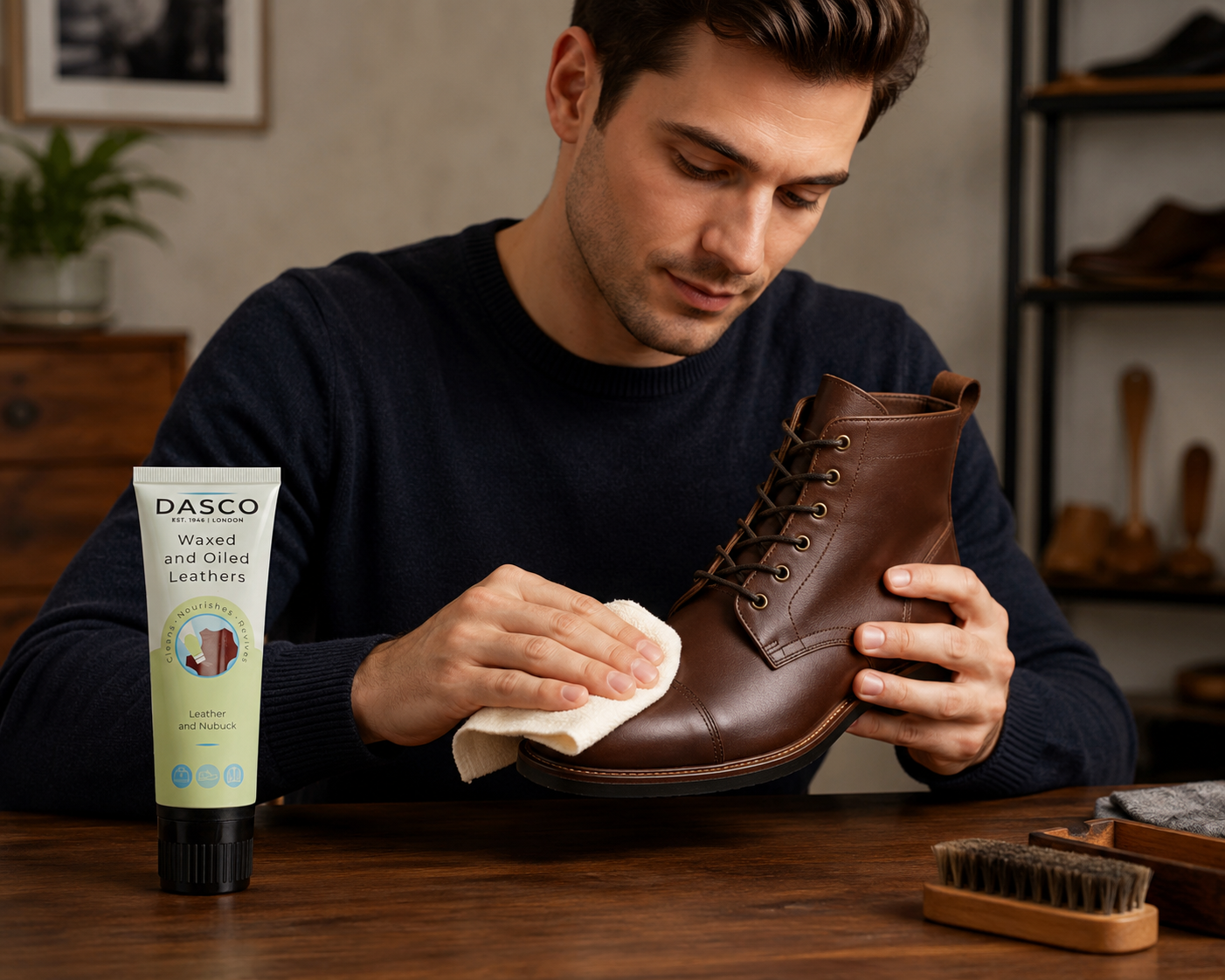 Dasco Waxed & Oiled Leather Cream 75ml