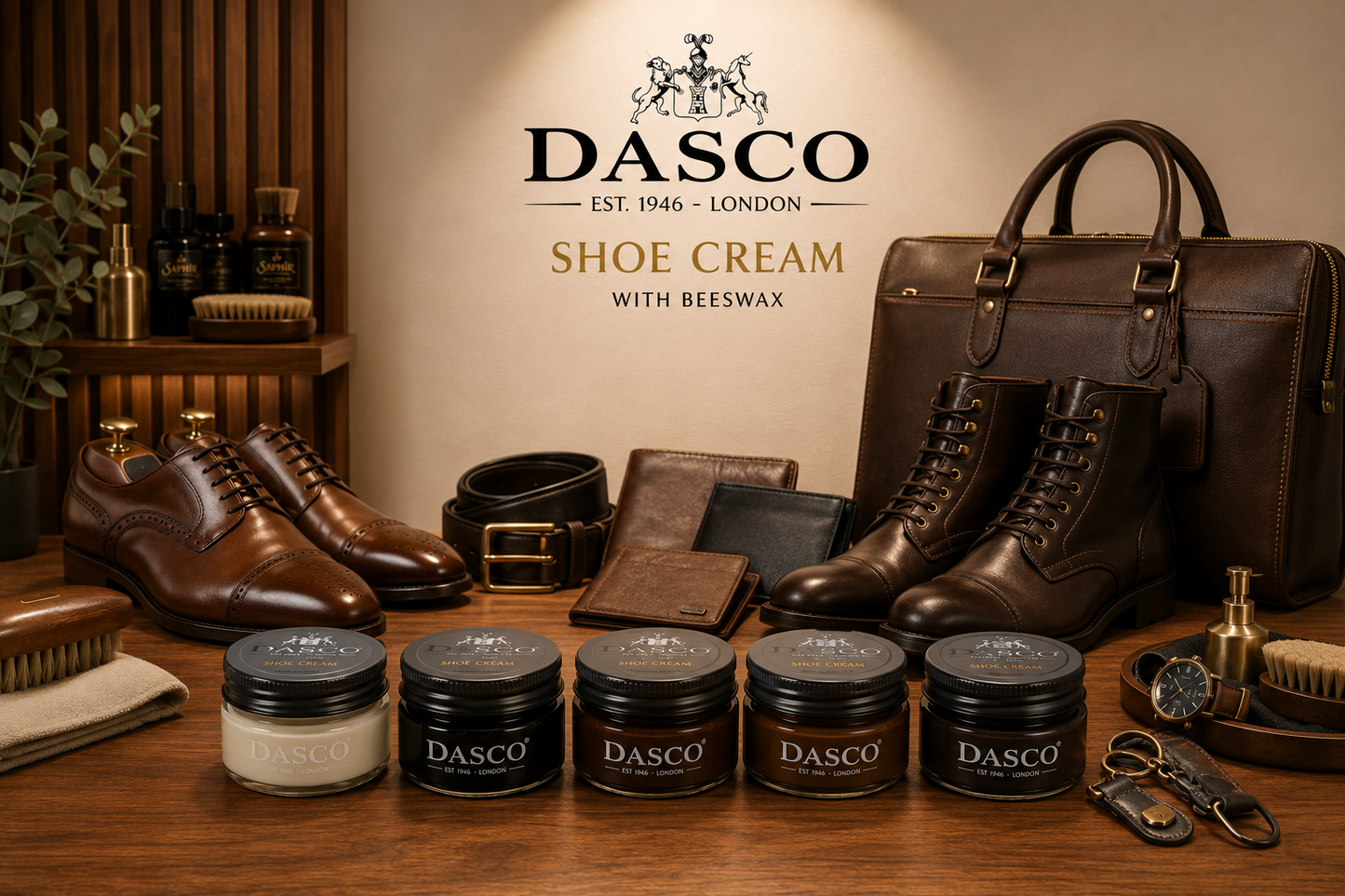 Dasco Shoe Cream with Beeswax 50ml