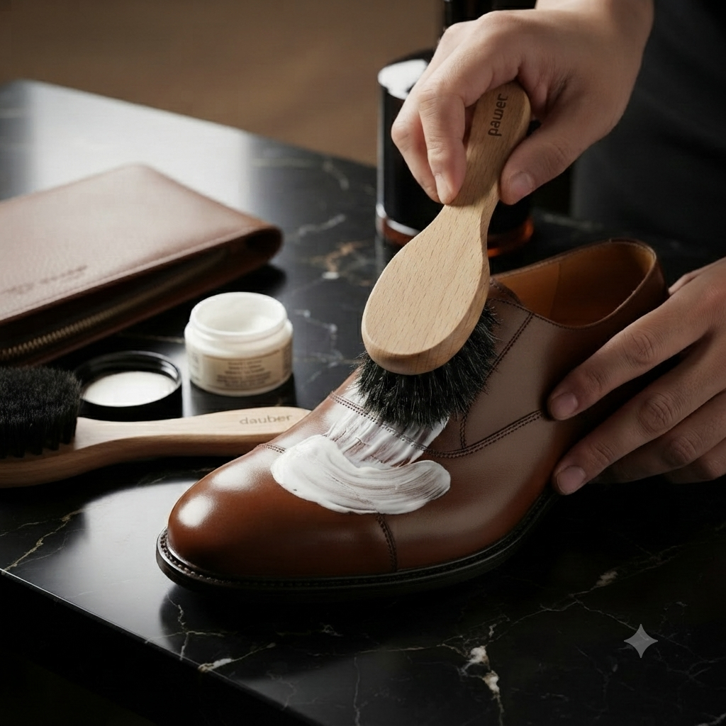 Dauber Brush Set for Leather Care Ideal