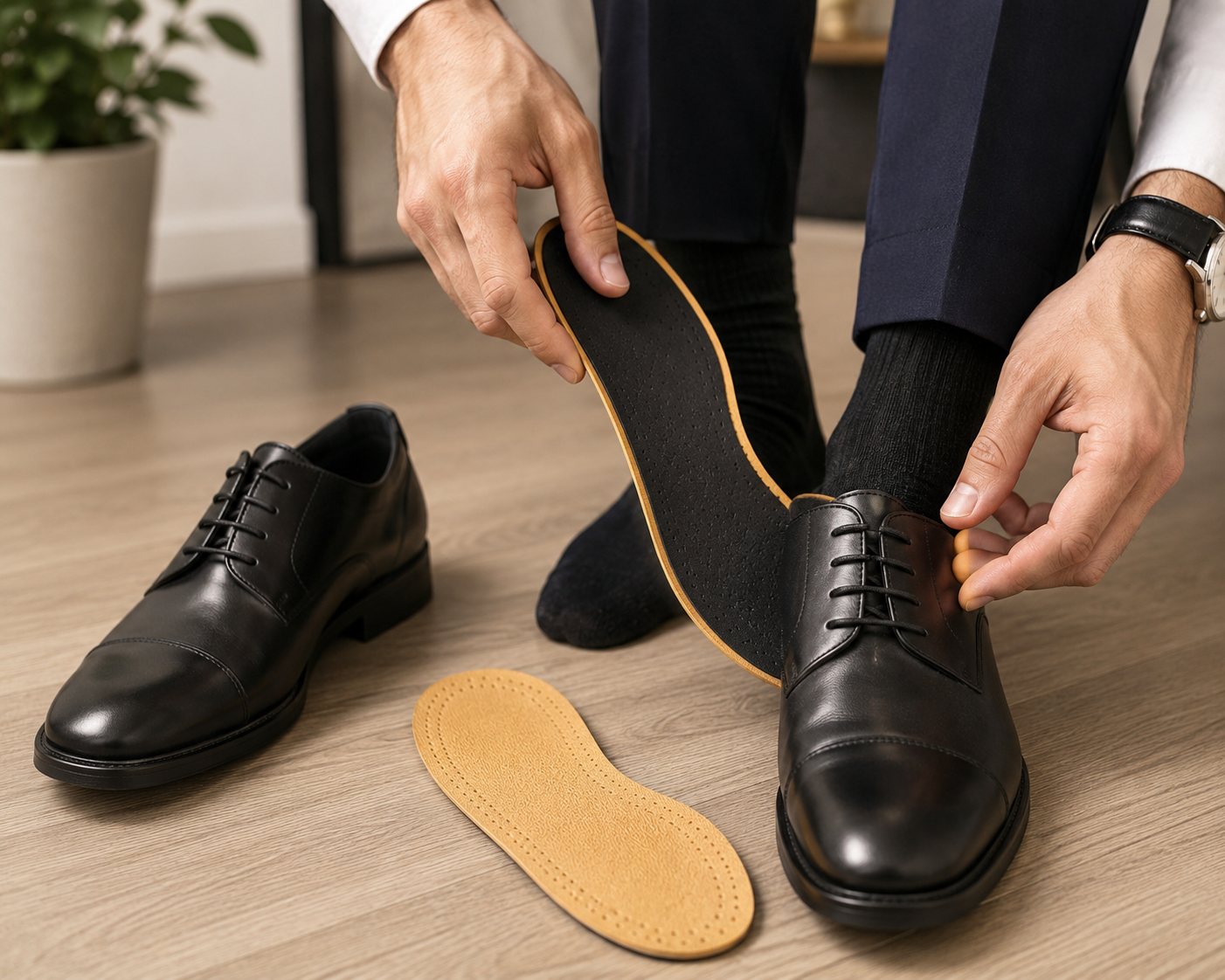 Dasco Leather Insoles - Textured Comfort for All-Day Support