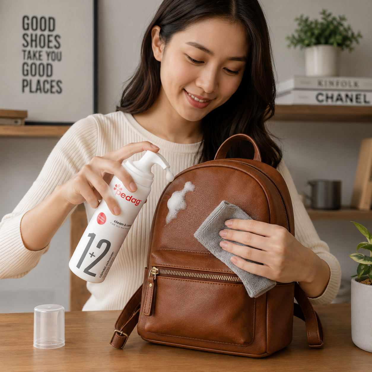 Pedag Combi Cleaner - Gentle, Deep Leather & Material Cleaning Foam 125ml
