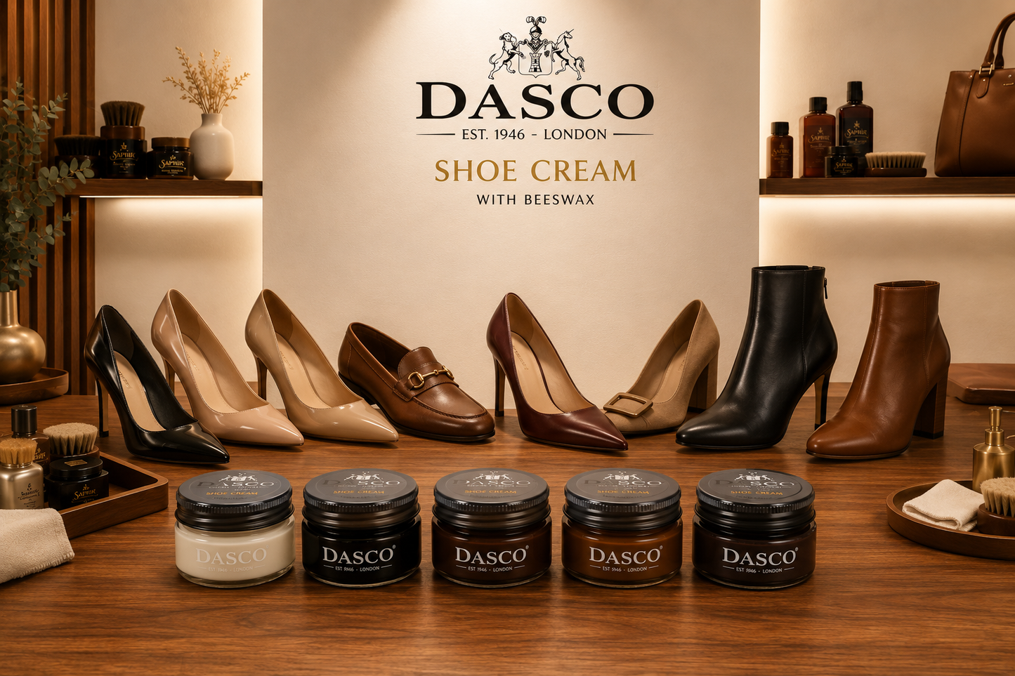 Dasco Shoe Cream with Beeswax 50ml