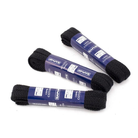 Saphir Beaute du Cuir Flat Wide Shoe Laces