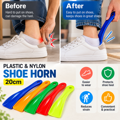 Plastic & Nylon Shoe Horn 20cm