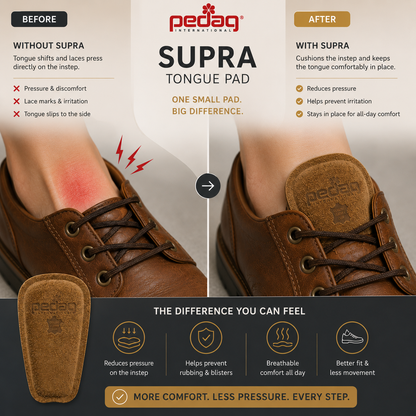 Pedag Tongue Pad for Enhanced Comfort and Foot Support