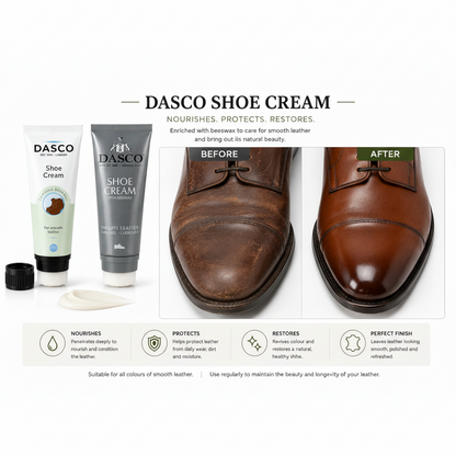 Dasco Shoe Cream 75ml Tube with Applicator