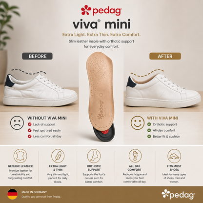 Pedag Mini 3/4 Footbed for Enhanced Comfort and Support