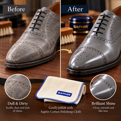 Saphir Beaute du Cuir Cotton Polishing Cloth