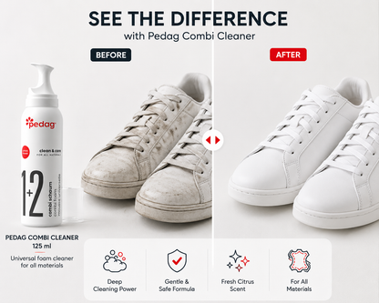 Pedag Combi Cleaner - Gentle, Deep Leather & Material Cleaning Foam 125ml