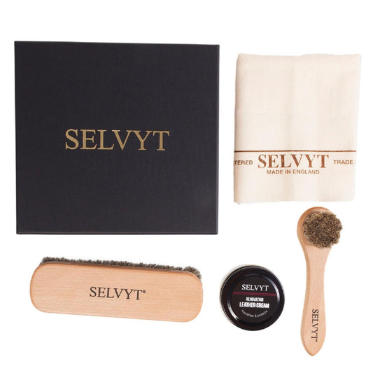 Selvyt Luxury Shoe Care Kit SET B - Gift Box